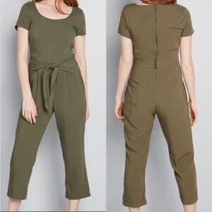 ModCloth Bay Area Believer Jumpsuit Size M